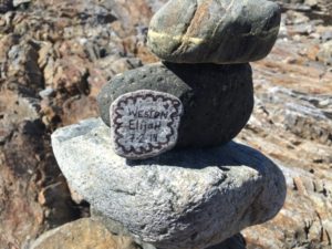Weston's rock at Rye Beach, NH