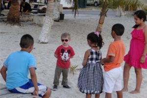 I loved the "conversations" my son was having with these local kids in Mexico despite his only spanish word being "Hola". 
