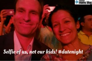 Selfie of us, not our kids! #datenight