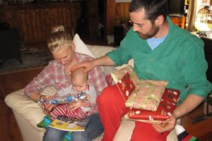 Christmas Day 2015. Two days after our hospital visit. Having Charlie healthy was the best gift we received.