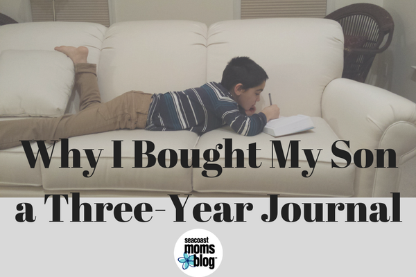 Why I Bought My Son a Three-Year Journal