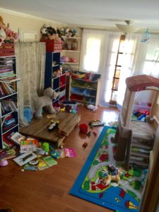 Playrooms: the never ending mess.