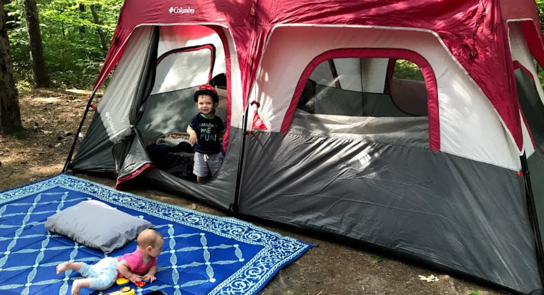 Camping with baby and toddler