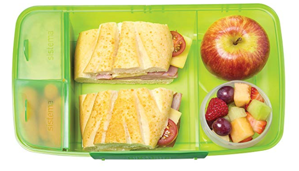 this style of lunch box encourages packing a variety of food