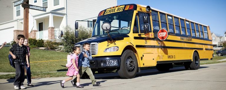 driving safely near school buses