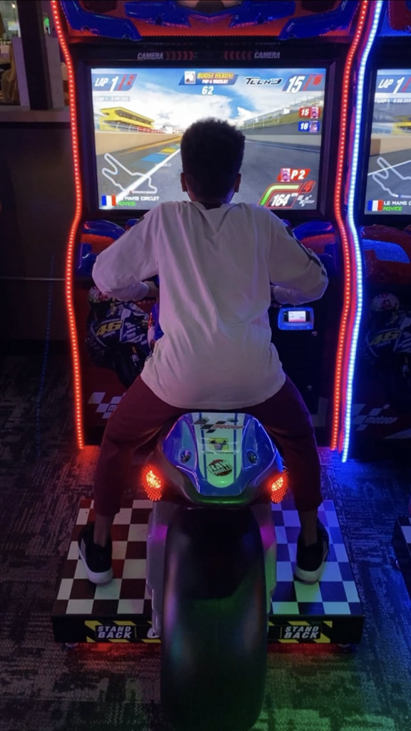 Boy in arcade at PiNZ Portsmouth