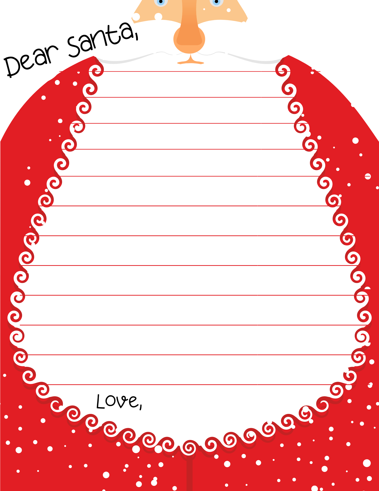 free printable santa letters are a great way to make the season extra special
