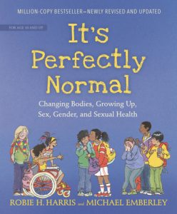 It's Perfectly Normal - Book cover with illustrations of kids - books about puberty for kids