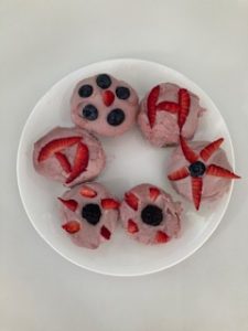 dairy-free strawberry cheesecake