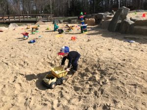 Little River Park has the best sandbox on the Seacoast